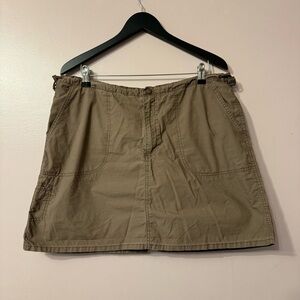 Columbia Drawstring Waist Skort Brown Women Size XL